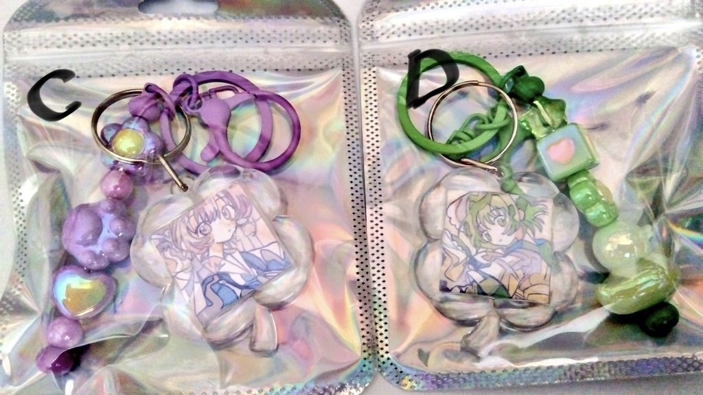 キーホルダー原画(クローバー)