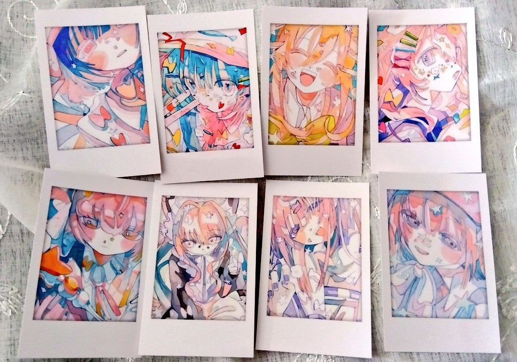 チェキ風ランダムカード（アナログ）