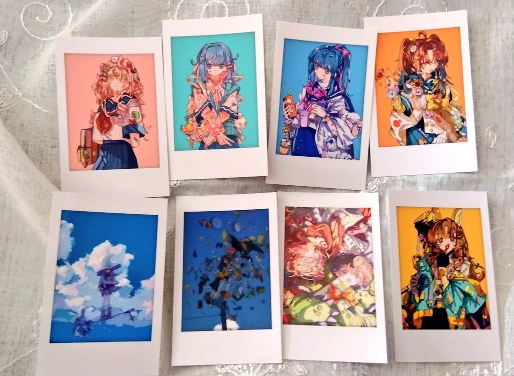 チェキ風ランダムカード（デジタル）