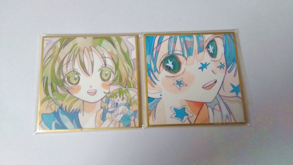 ミニ色紙原画