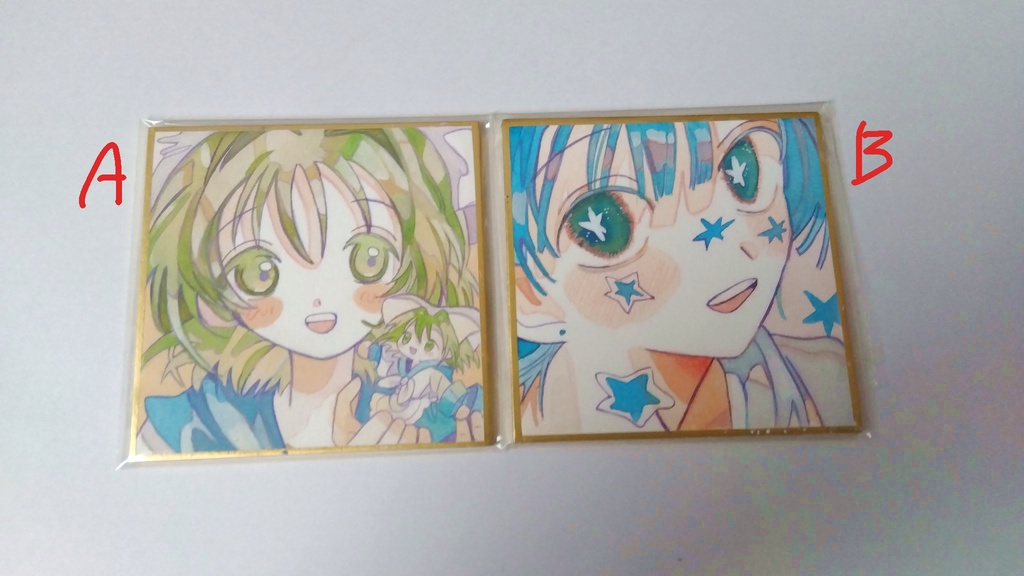ミニ色紙原画