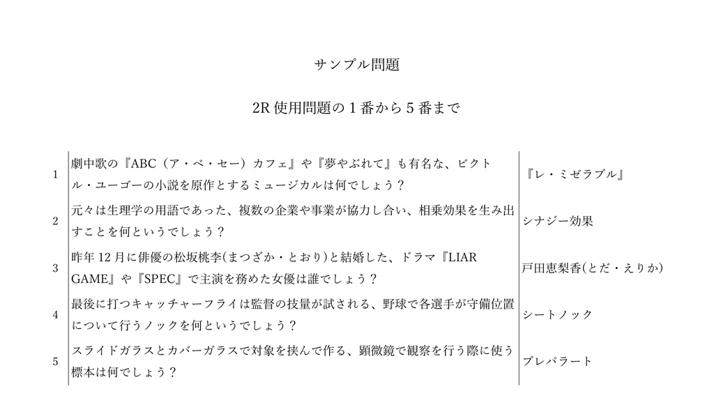 第2回 風雲!ひろべ城