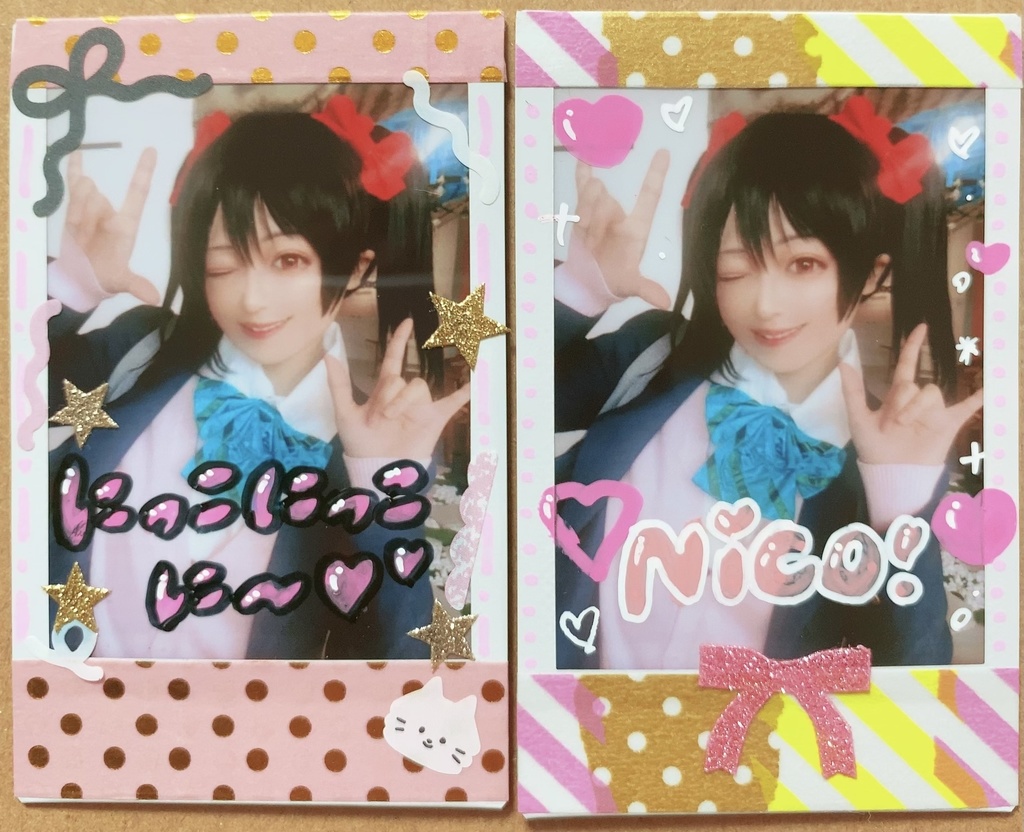 矢澤にこちゃん落書きチェキ（絵柄ランダム）