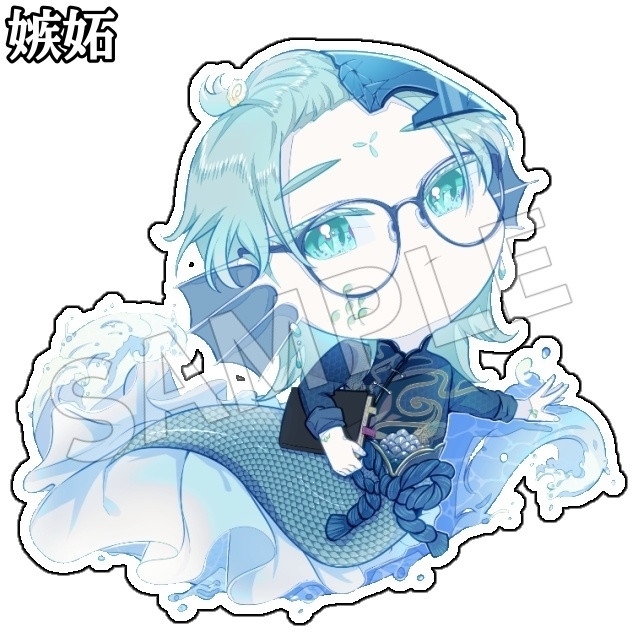 オリキャラ シール&アクリルキーホルダー 【七つの大罪モチーフ】