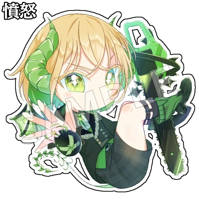 オリキャラ シール&アクリルキーホルダー 【七つの大罪モチーフ】