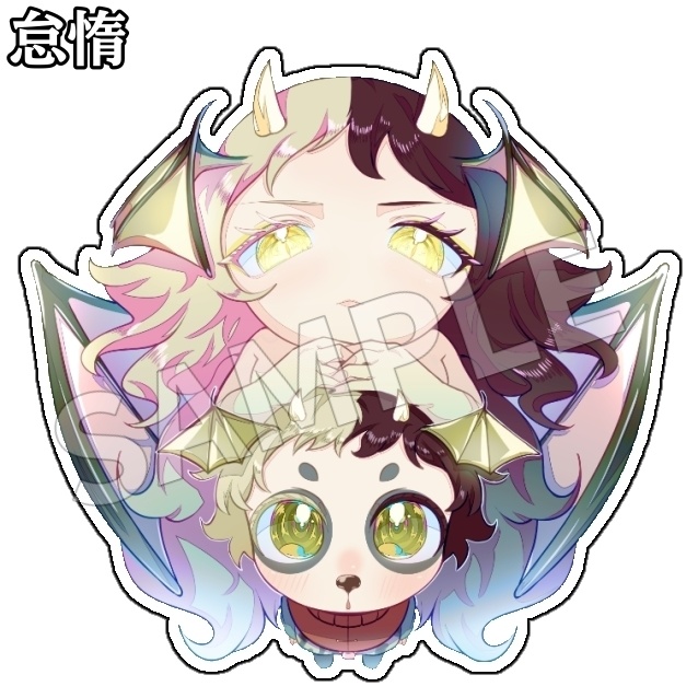 オリキャラ シール&アクリルキーホルダー 【七つの大罪モチーフ】