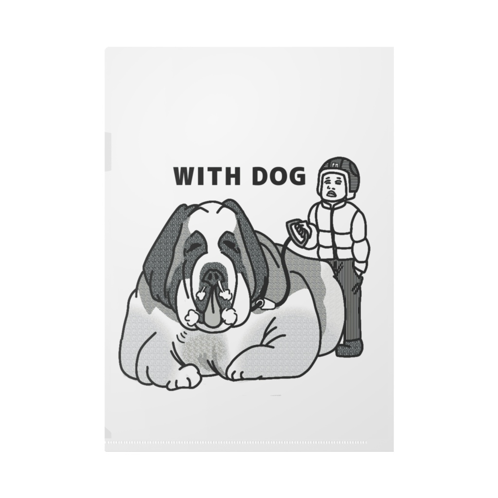 フミ子のクリアファイル(WITH DOG)
