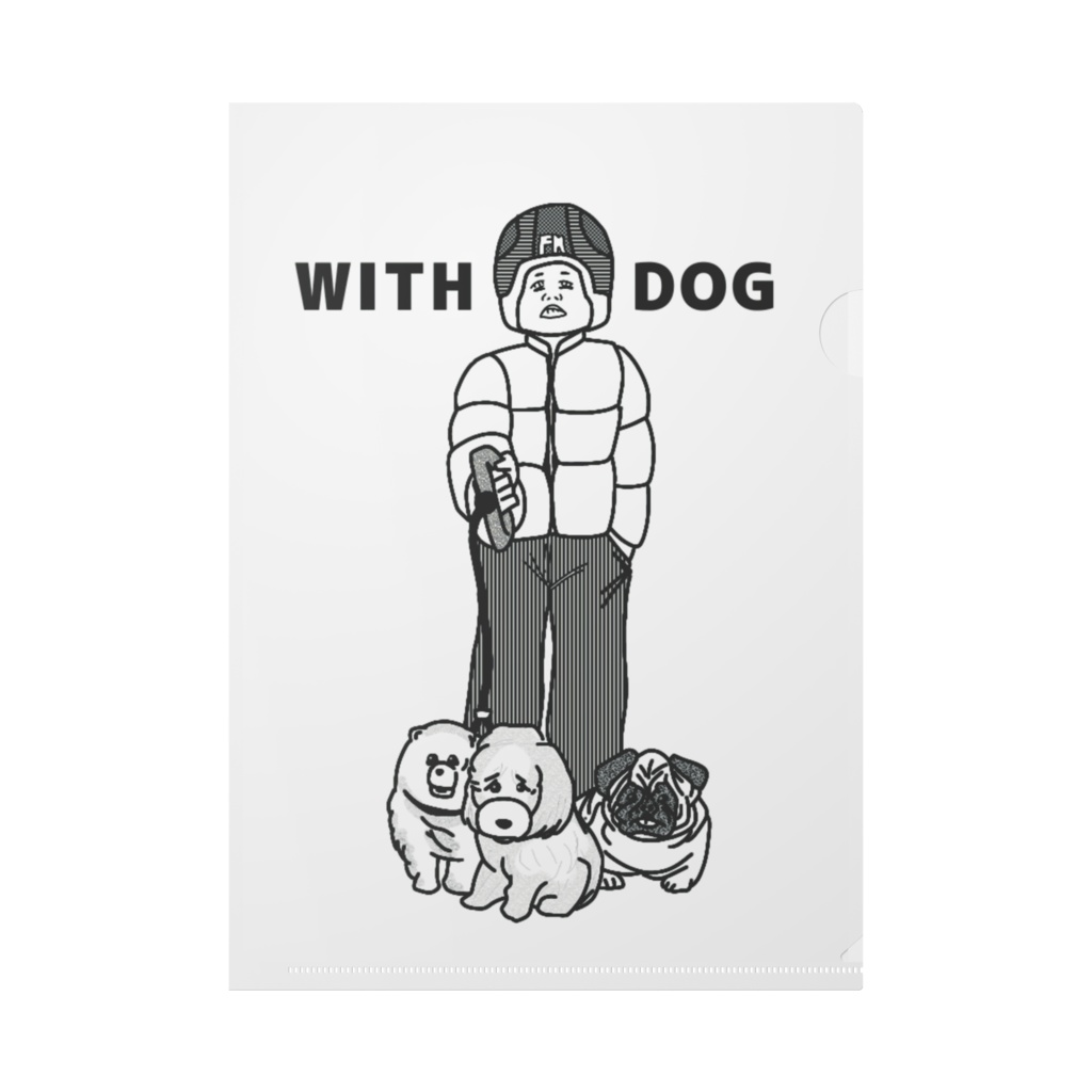 フミ子のクリアファイル(WITH DOG)