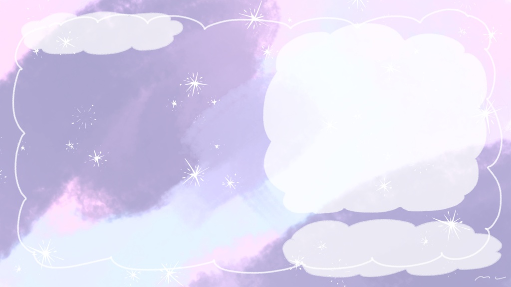 daydream / 配信オーバーレイ・背景