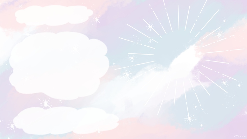 daydream / 配信オーバーレイ・背景