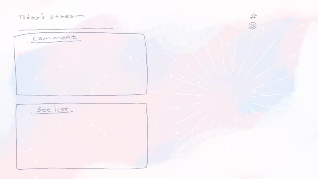 Brightness / 配信背景・オーバーレイ