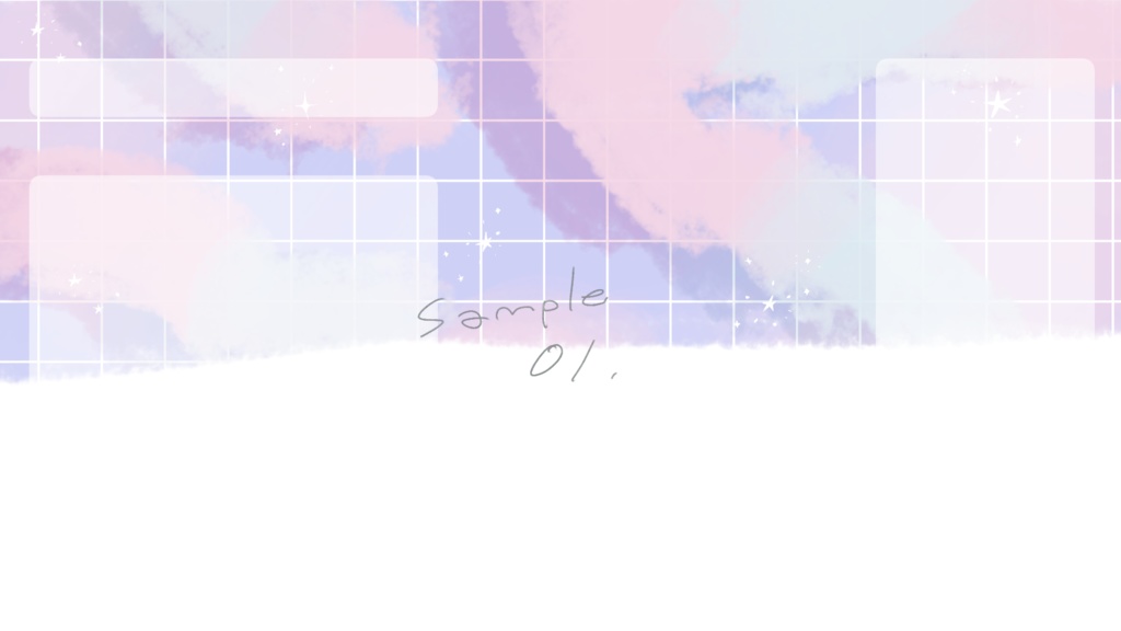 Number / 配信背景・オーバーレイ