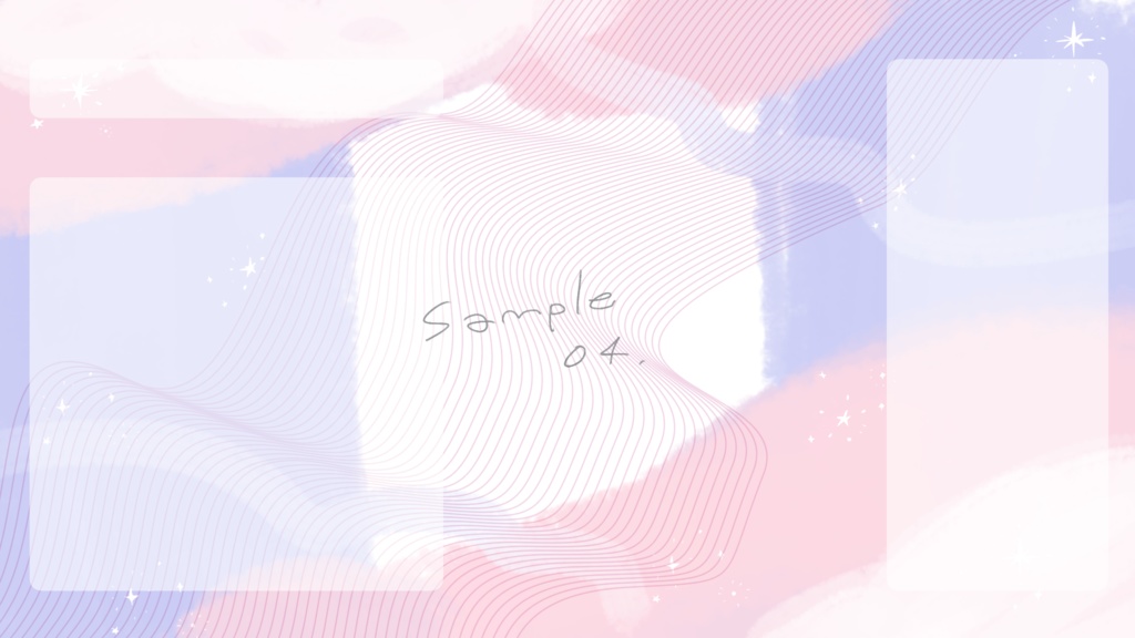 Number / 配信背景・オーバーレイ