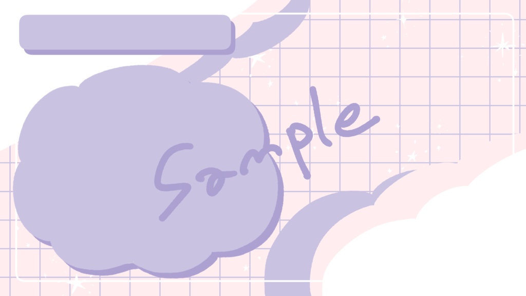 simple / 配信オーバーレイ・背景