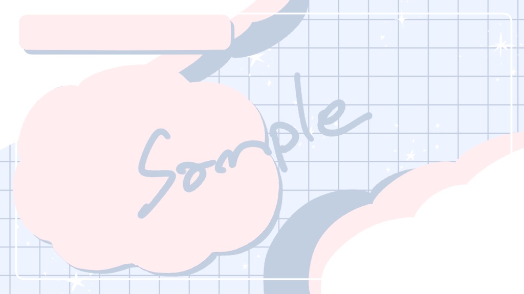 simple / 配信オーバーレイ・背景