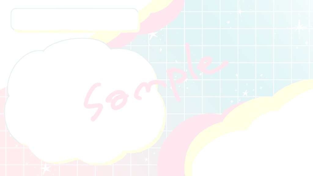 simple / 配信オーバーレイ・背景