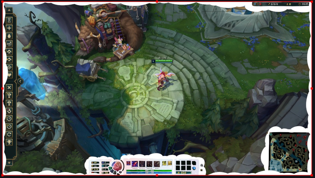League of Legends 配信用オーバーレイ