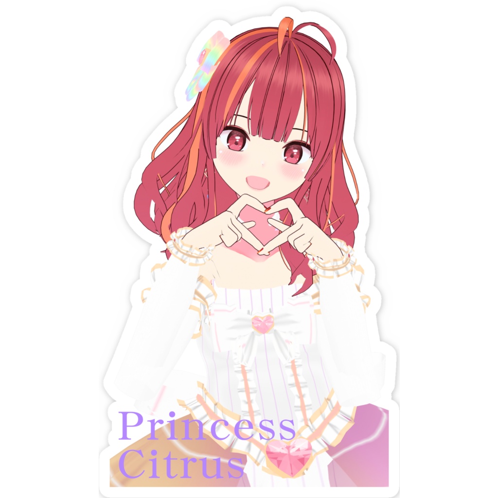 シトラス姫のスマホステッカー