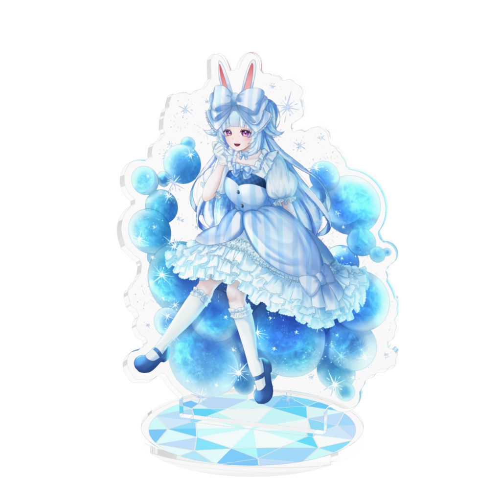 【半年記念グッズ】月崎ひなゆ 宝石アクリルフィギュア
