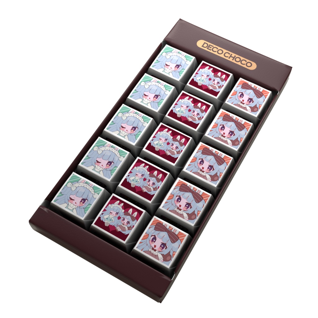 【2026年バレンタイン＆ホワイトデーグッズ】月崎ひなゆ DECOチョコ