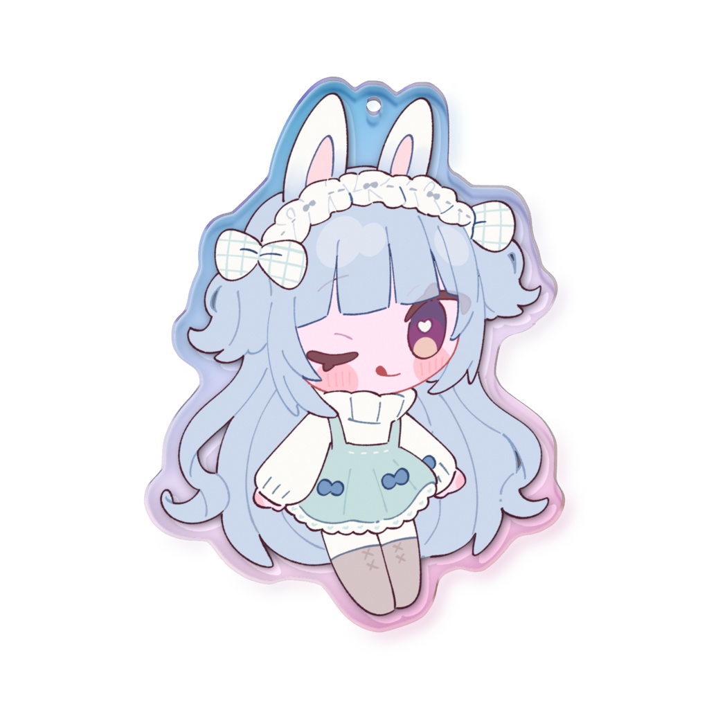 【2026年バレンタイン&ホワイトデーグッズ】月崎ひなゆ オーロラアクリルキーホルダー