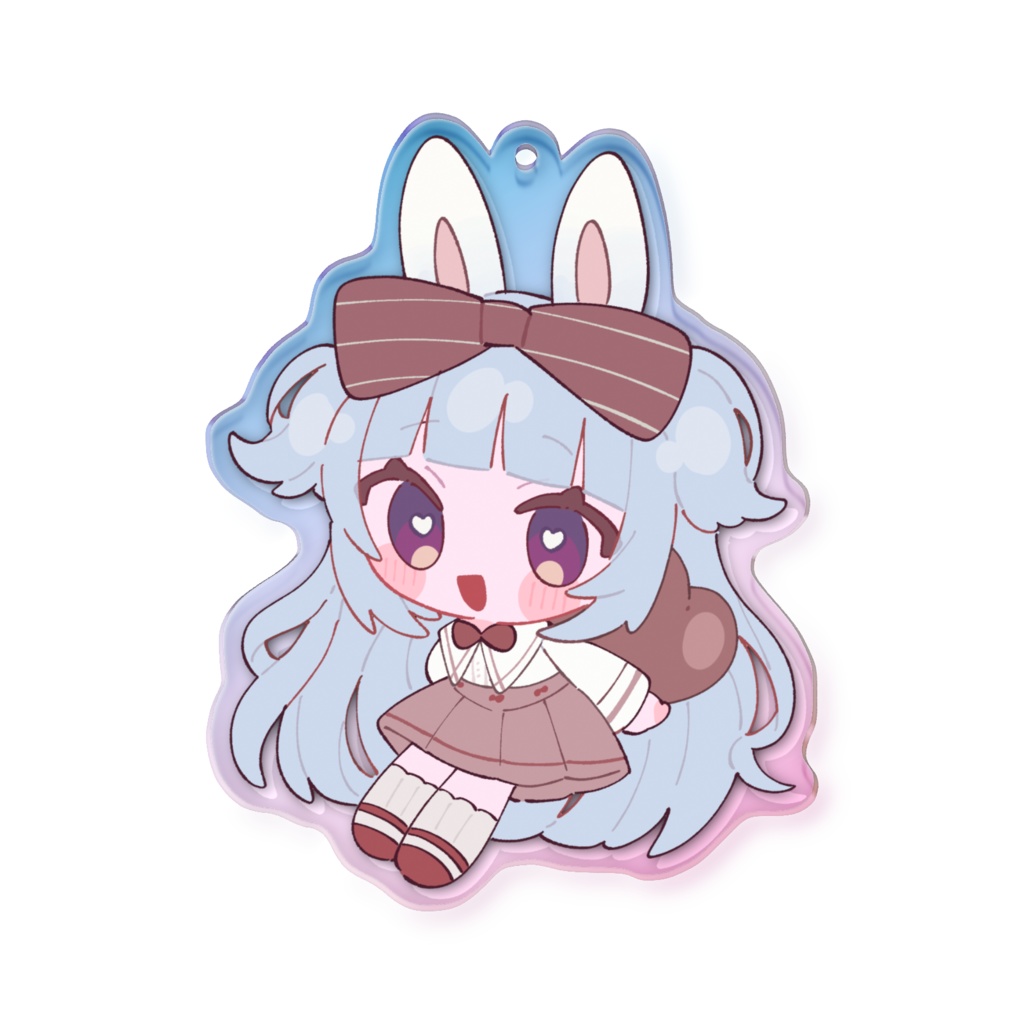 【2026年バレンタイン&ホワイトデーグッズ】月崎ひなゆ オーロラアクリルキーホルダー