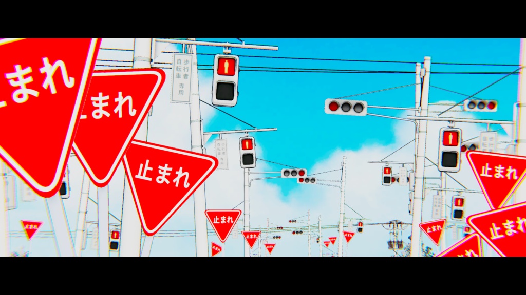 【3Dモデル】信号機【Blenderファイル付き】