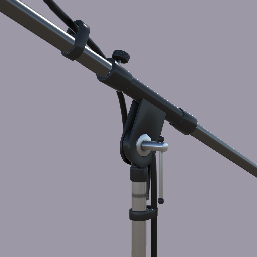 【Unity向け3Dモデル】マイクスタンド