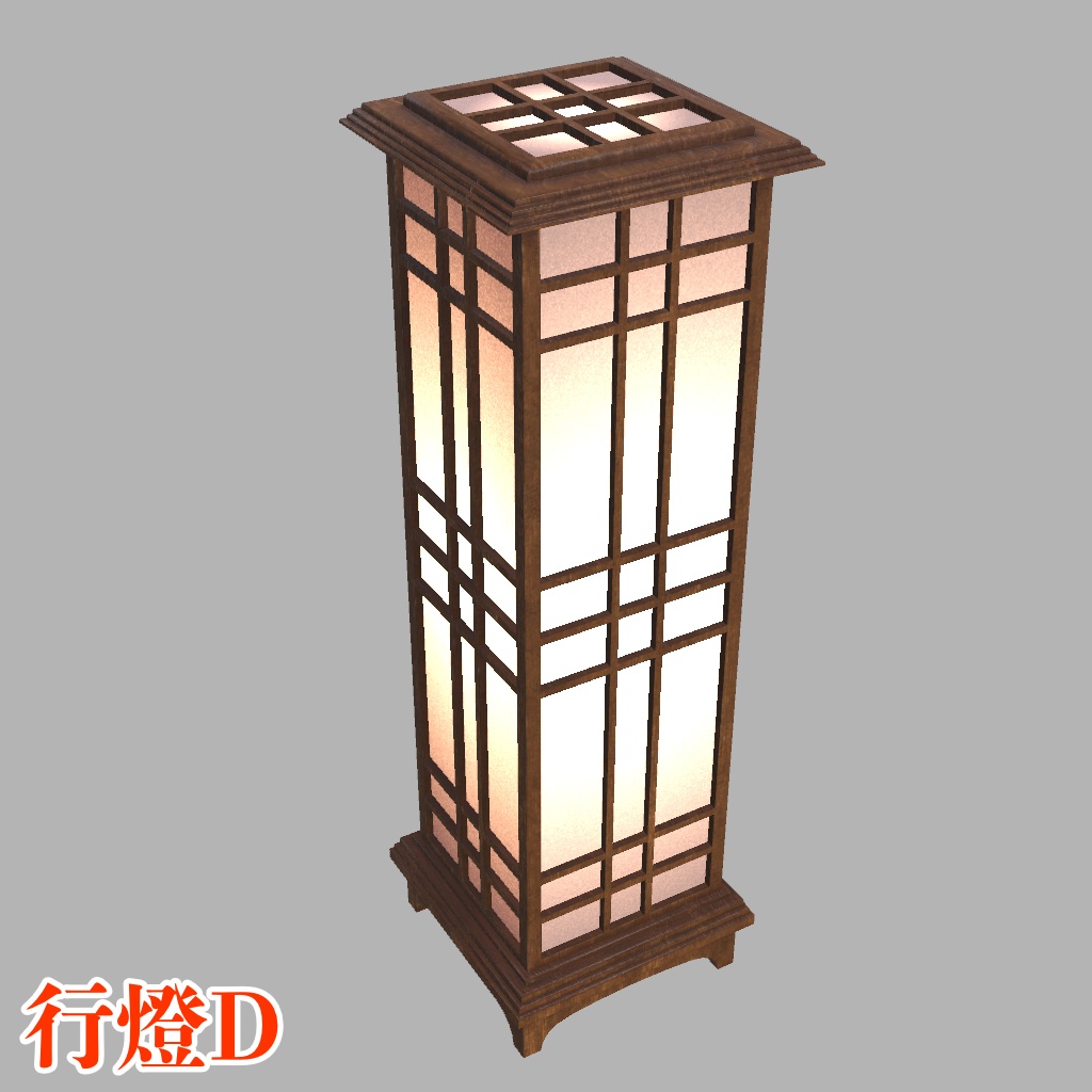 【Unity向け3Dモデル】江戸指物 - 和の家具 -