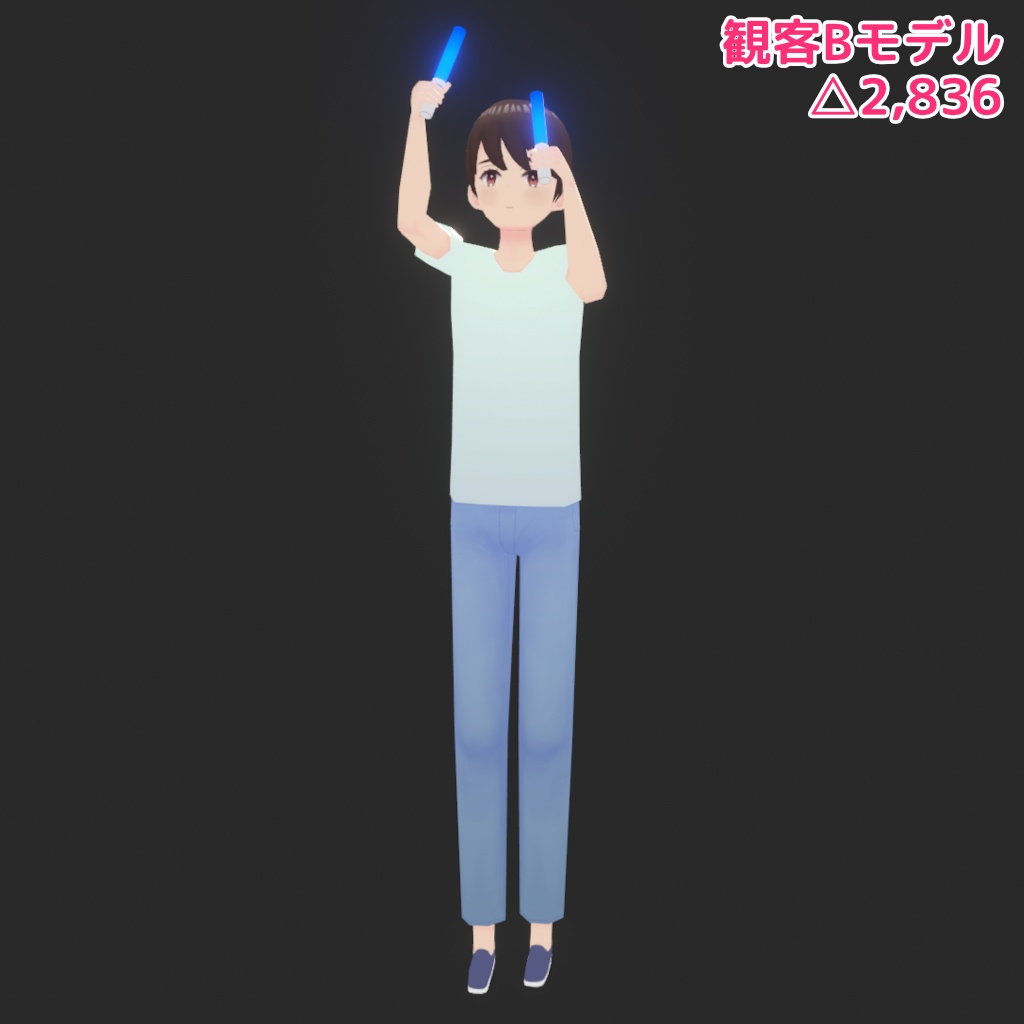 【Unity】観客(群衆)パーティクル (メッシュ生成プログラム付)【早期アクセス版】