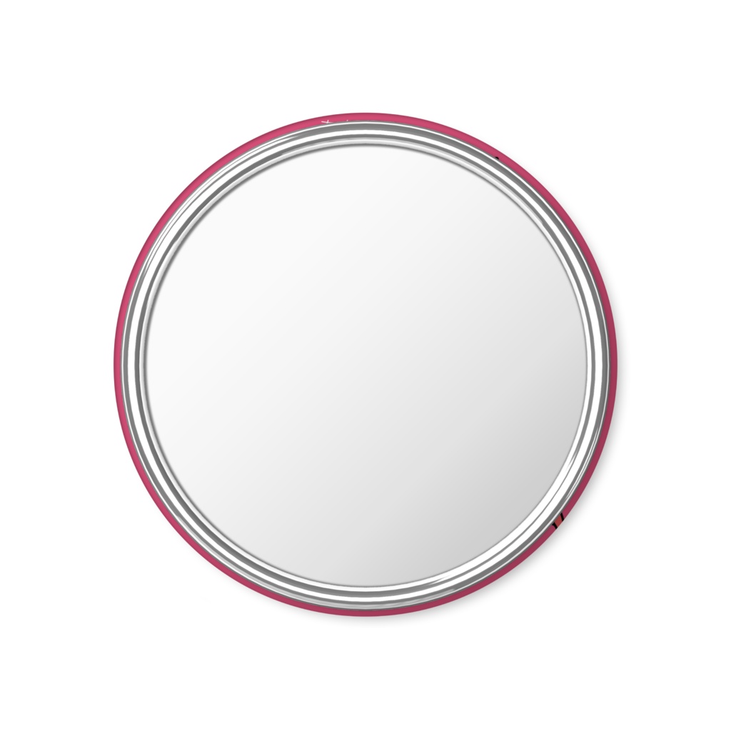 チャンネルアイコン風の缶ミラー