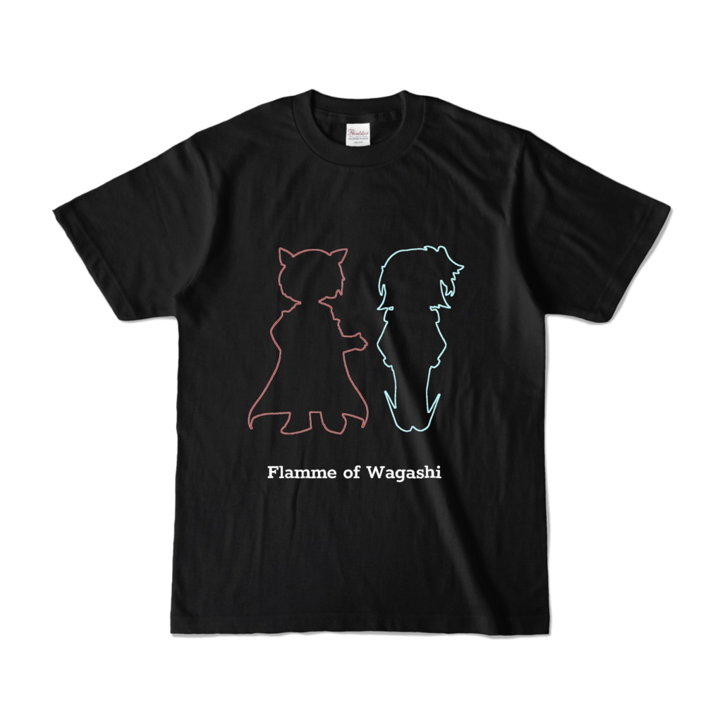 アウトライン黒Tシャツ
