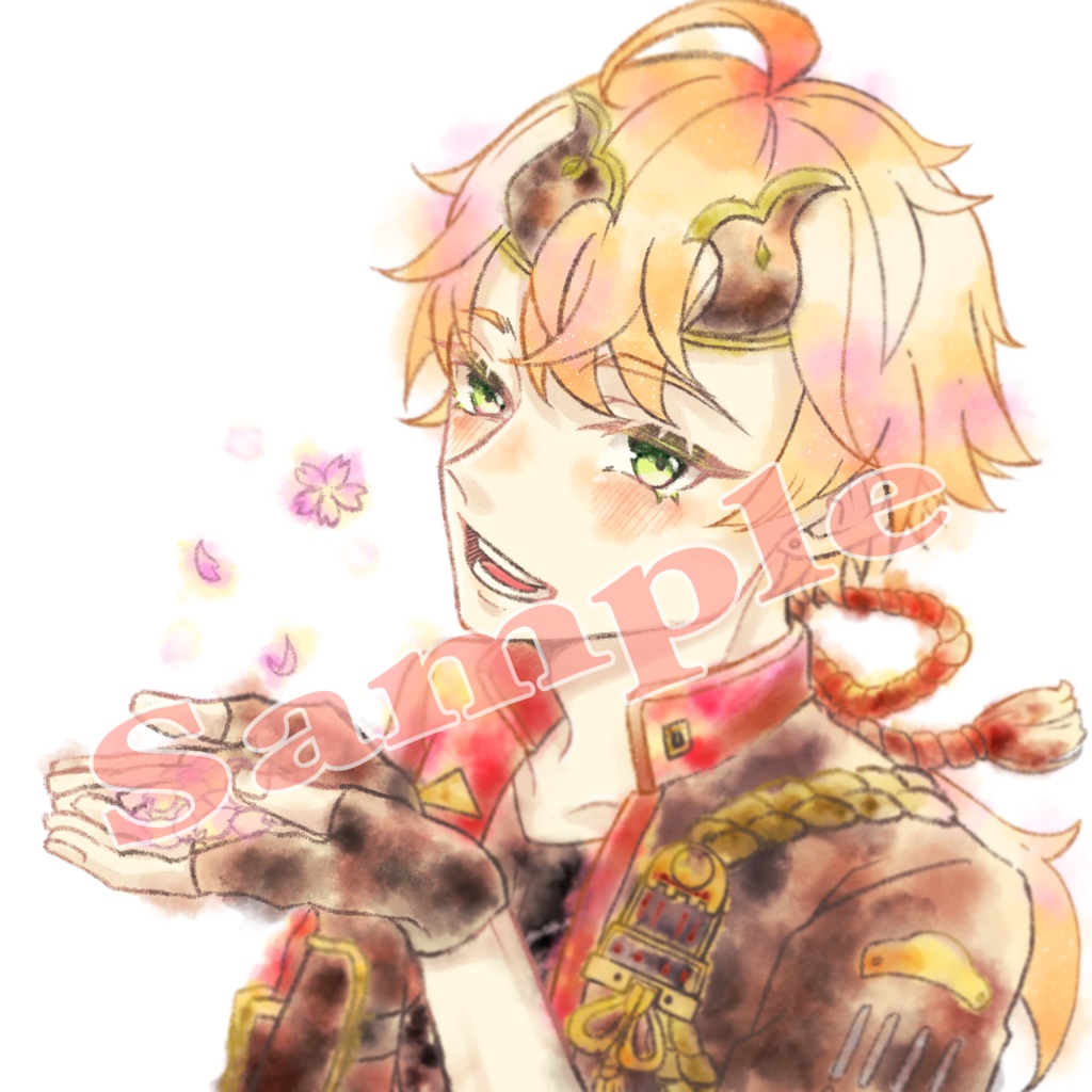 トーマ・綾人スクエア缶バッジbyいーすと菌。