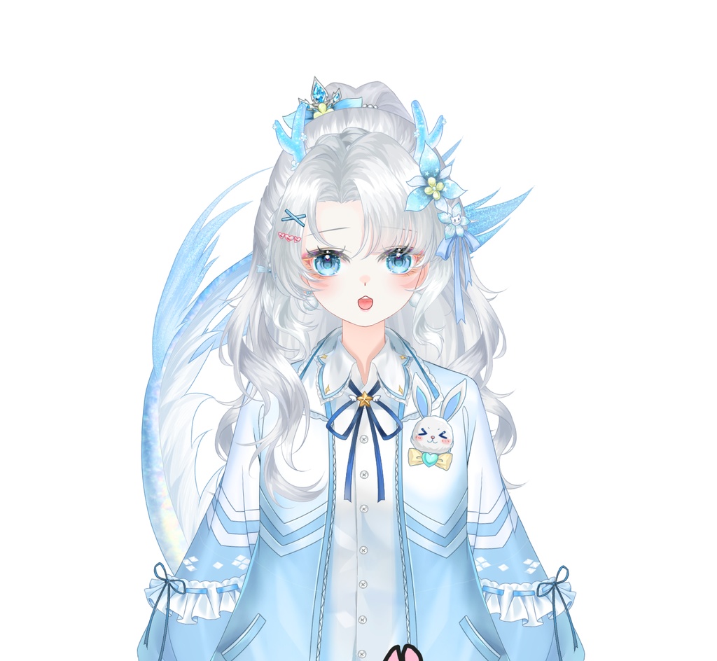 【量販モデル】豊富なコーディネート!多数の髪型&衣装、浮遊ヘッド機能付き!超可愛いリトルドラゴンガール!軽やかな中国風制服〜一緒に育った幼なじみ ✨ 特典:スタンプパック&UI背景素材付き 🎁