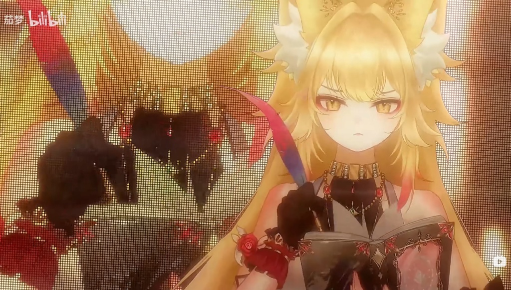 【量販モデル】神秘的で優雅、ちょっと色気のあるマルチボタン魔女狐娘 — VBサイズ調整機能付き!特典UI・イラストパック付き✨