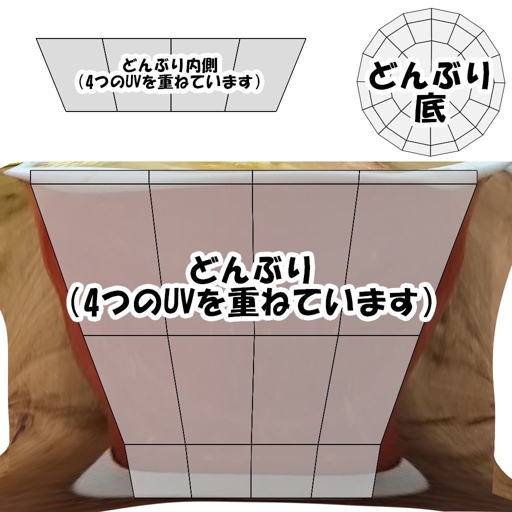 【無料】かんたんラーメンモデル【VRChat / Resonite想定】