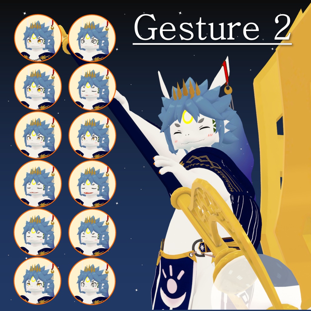 【VRChat想定 オリジナル3Dモデル】セレン-SELEN