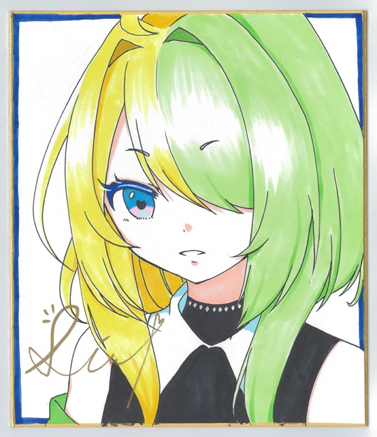オリジナル　アナログ色紙　4