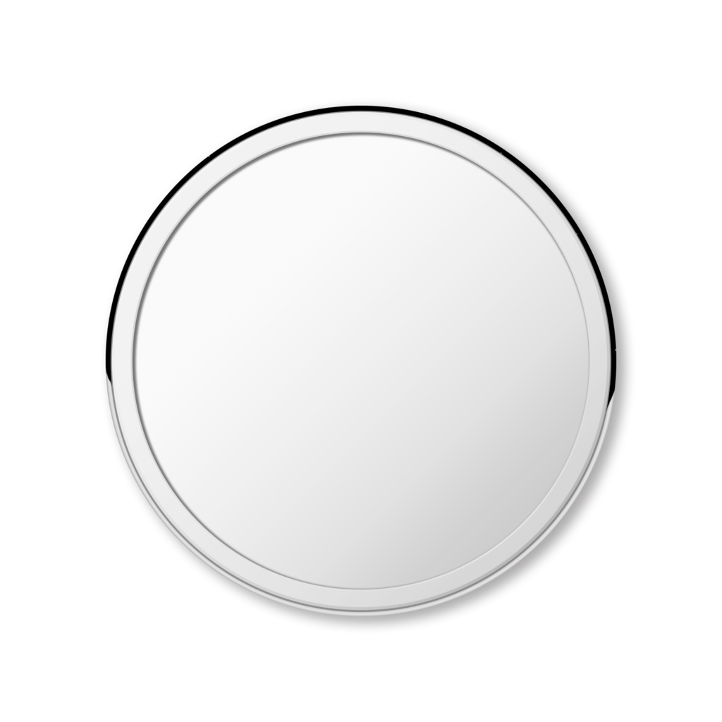 缶ミラー 月と木