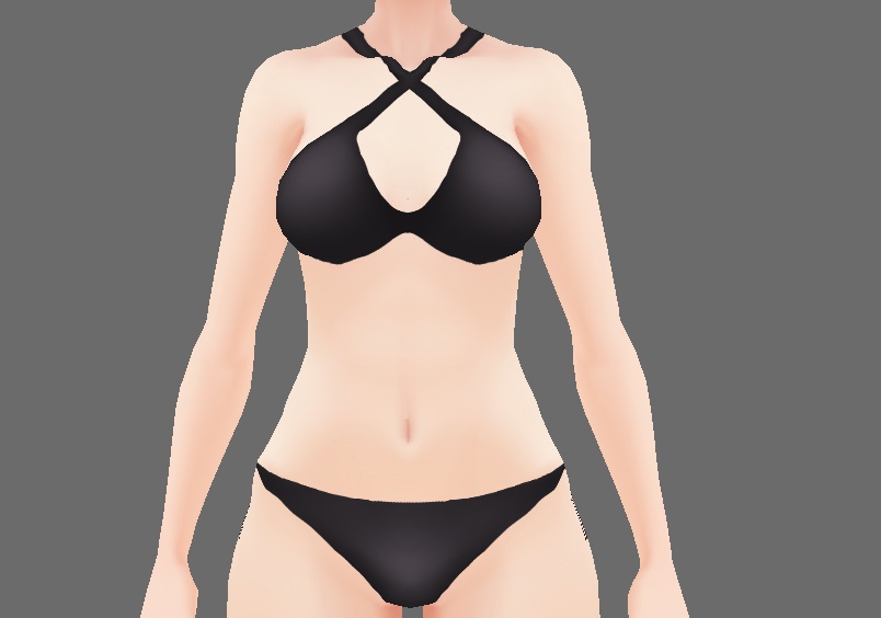 vroid two piece swimsuit