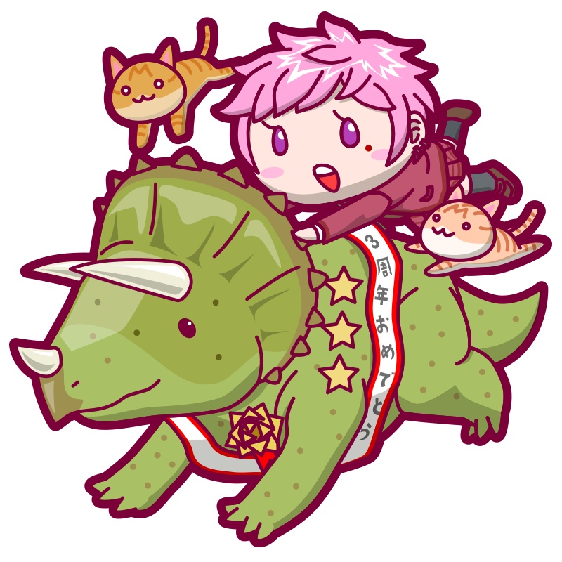 3周年ありがとうアクキー 50mm×50mm