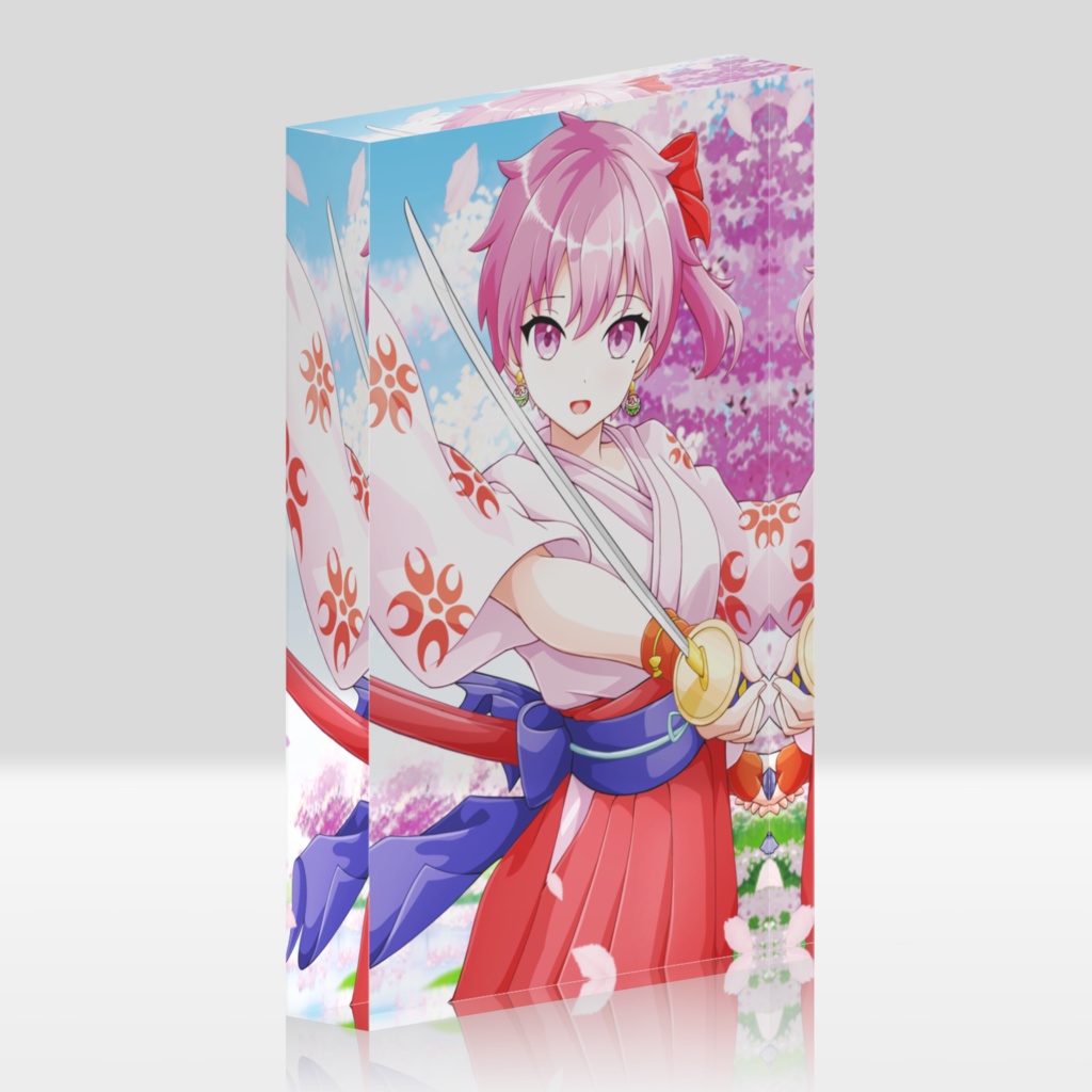 アクリルブロック 桜くがちゃん