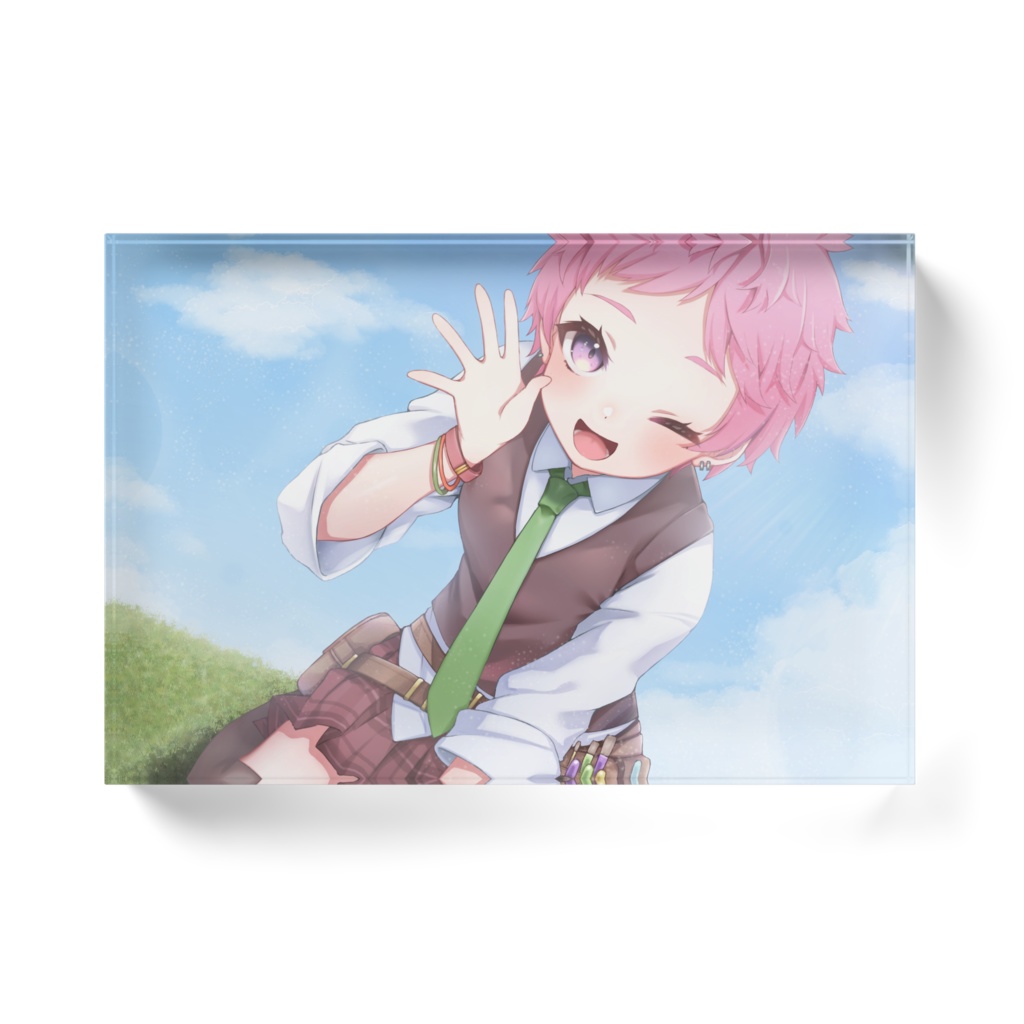 3周年記念イラストアクリルブロック