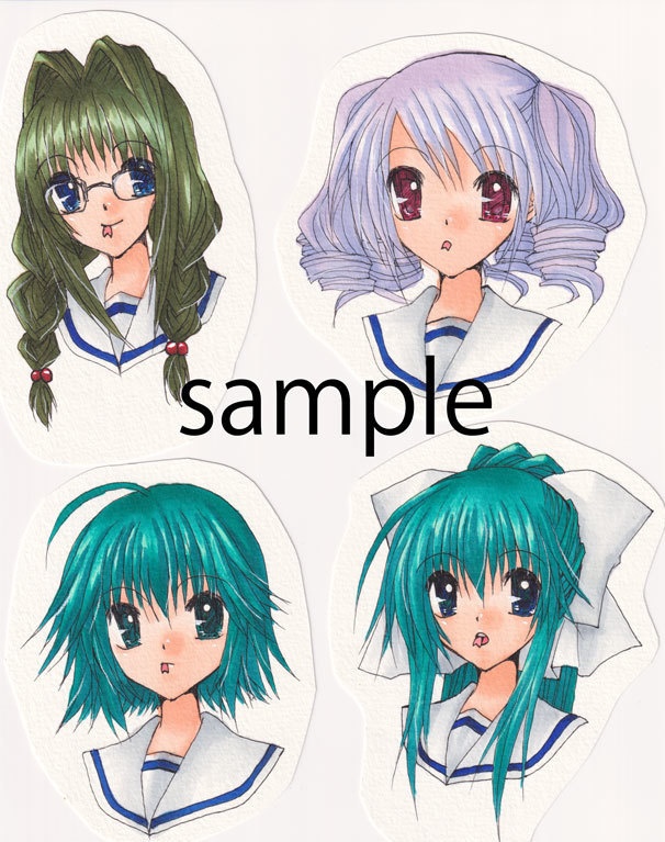 直筆イラスト ダイカット