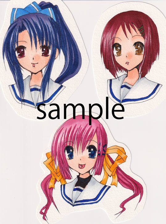 直筆イラスト ダイカット