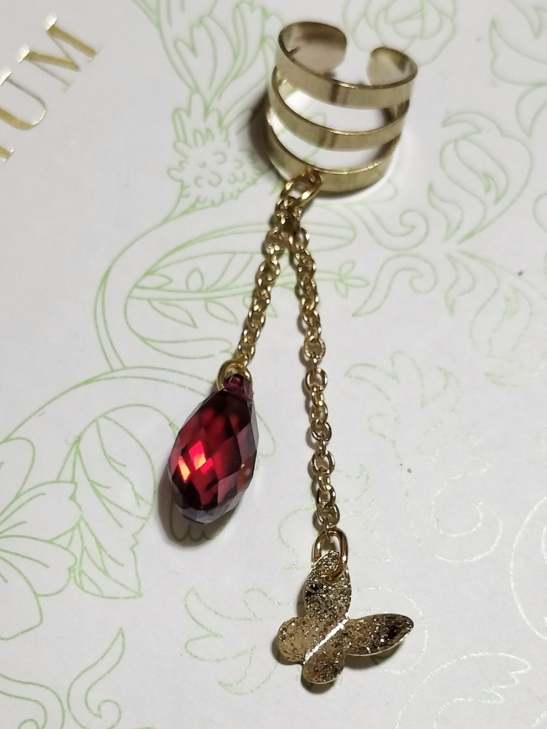 あくねこ(ユーハン)　イメージイヤーカフ★ハンドメイド