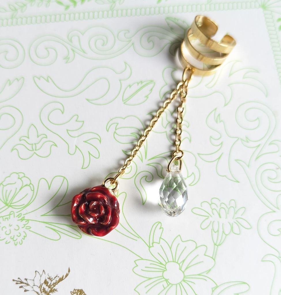 あくねこ(アモン)イメージイヤーカフ★ハンドメイド