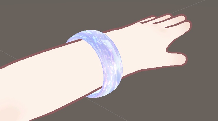 【無料】【VRchat想定】【MA対応】ブレスレット