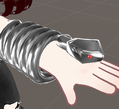 【VRchat想定】【MA対応】SnakeBracelet&Ring