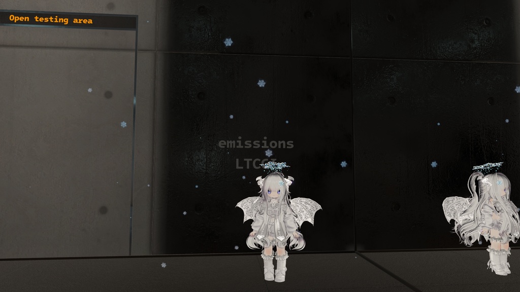 【VRchat想定】【MA対応】頭上から雪が降るパーティクル